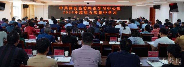 中共彝良县委理论学习中心组开展2024年度第五次集中学习